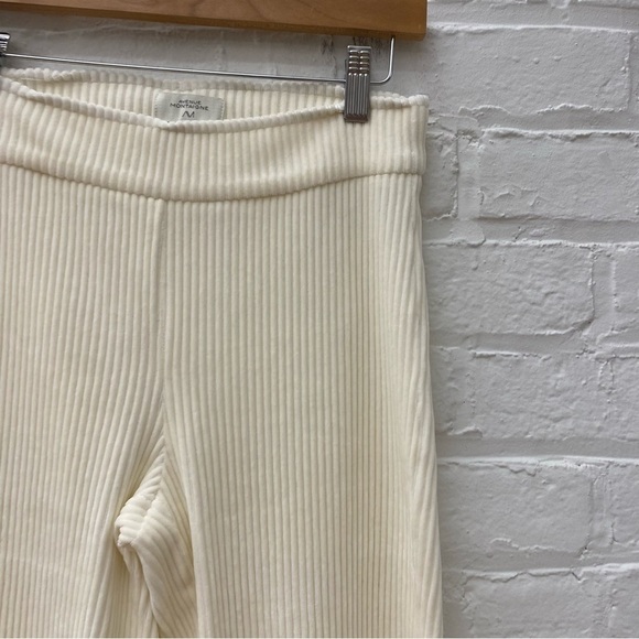 Avenue Montaigne || Alex Corduroy Wide Leg Pull On Pants Ivory Cream 4 - Picture 4 of 11